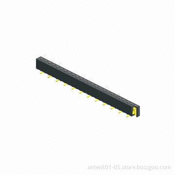 1.27mm Female Header, Single row SMT Version